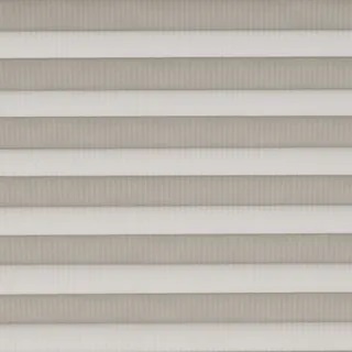 Henley Stripe Grey Pleated Blinds - Pleated Blinds